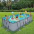 Piscine Tubulaire Rectangulaire Elite 5.49m x 2.74m x 1.32m