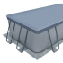 Piscine Tubulaire Rectangulaire Elite 5.49m x 2.74m x 1.32m