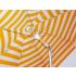 Parasol  VENEZIA Coton 200/8 cm Jaune et Blanc