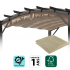 Bâche pour pergola PER 3433 GE 140 gr/m2
