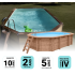 Piscine Composite Zodiac AZTECK Mixte 730x400x140cm 