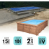 Piscine composite Zodiac AZTECK rectangle 7,30 x 4,00 x 1,40 m 