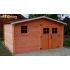 Abri de jardin en Bois 10.67m² BALTA  28 mm L 400 x P 300 cm