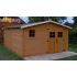 Abri de jardin en Bois 18.27 m² BALTA 28 mm L 400 x P 500 cm 