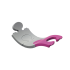 Bain de soleil HOOM Gris/Fushia pour piscine 