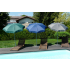Parasol rond BORGO UV 50+ Diam 200 - 100/8 cm