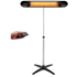 Chauffage Electrique Infrarouge sur pied Blade Optima 2500 W Gris