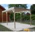 Carport Bois Autoclavé 15m² Toit Plat