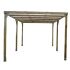 Carport Bois Autoclavé 15m2 Toit Plat Couverture