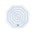 Couvercle gonflable pour spas Octogonal NetSpa 155 x 155 cm 