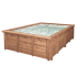 Piscine bois UBBINK PREMIUM 800x500x140cm Liner Relief 3D