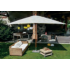 Parasol mat en bois FIBRASOL WOOD - 300x300 cm