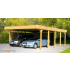 Carport Bois Friesland1 555 x 314 cm