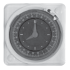Horloge de programmation avec réserve de marche sur rail 