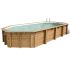 Piscine bois Allongée UBBINK AQUABELLE 750x400x130cm