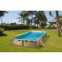 Piscine bois Rectangulaire UBBINK LINEA 650x350x140cm