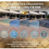 Liner 3D pour piscine octogonale allongée 610x400x130cm avec escaliers+plage immergée