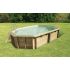 Piscine bois Allongée UBBINK OCEA 610x400x130cm