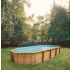 Piscine bois Allongée UBBINK OCEA 860x470x130cm