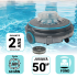 Robot piscine Fond AQUAJACK 650 Sans Fil