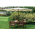 Parasol carré mat en bois TIMBERS - 300 x 300 cm