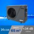 Pompe à chaleur Poolex Silverline 14.5 kW pour piscine de 65-80m3