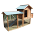 Poulailler en bois pour 5/8 poules 227x94x151cm