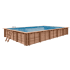 Piscine Bois PRESTIGE Rectangulaire SPARK 620x420x145cm Liner Relief 3D