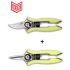 Lot de 2 Sécateurs Lame Courbe et Lame Droite Jaune HAPPY LINE