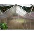 Serre de Jardin Alu et Polycarbonate 6,03 m2 avec Base et Fenêtre de toit