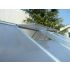 Serre de Jardin Alu et Polycarbonate 6,03 m2 avec Base et Fenêtre de toit