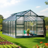 Serre Jardin Structure Alu Verte 10,50 m2
