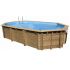 Piscine bois Allongée UBBINK AZURA 550x355x120cm