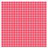 Table Pliante 2 Personnes 70 x 70 x 71 cm Décor Vichy Rouge