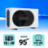 Pompe à chaleur Wega 17 kW pour piscine de 75-95m3