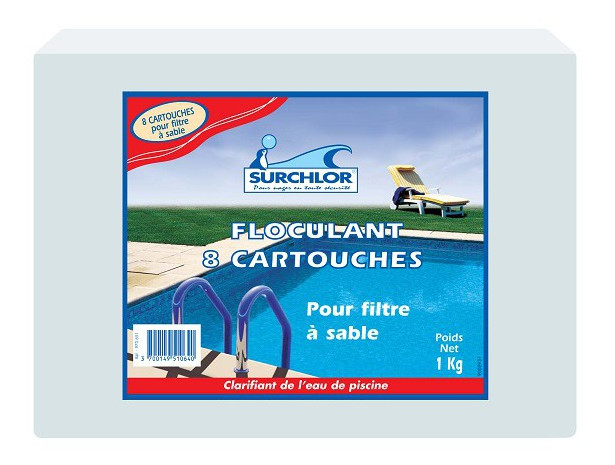 FLOCULANT 8 CHAUSSETTES SURCHLOR BAYROL